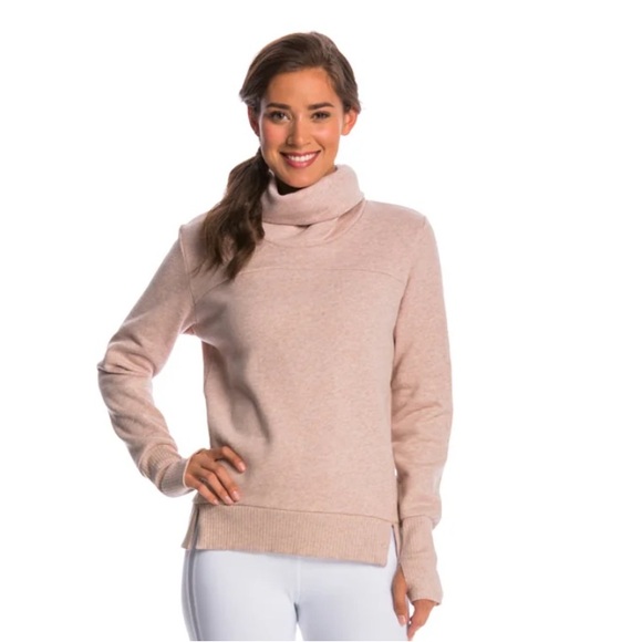 Alo XS Haze Long Sleeve Top Yoga Cover Up in Pink - Picture 2 of 9